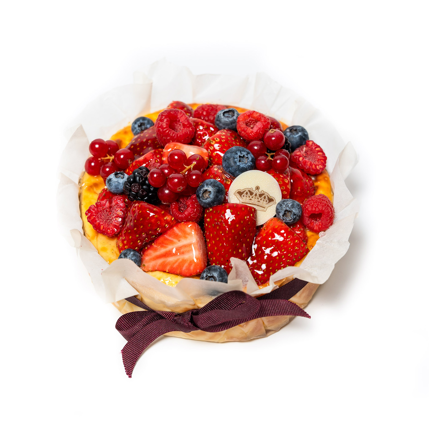 TARTA DE QUESO CON FRUTOS ROJOS